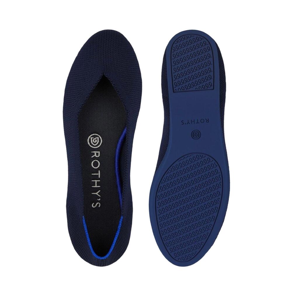 🌸🌺🌷💗Rothy’s Classic Navy Women’s flats, Size 9. Best deal on Poshmark!